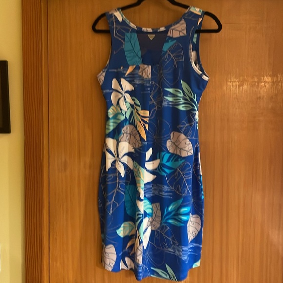 Columbia Blue Mini Sundress Sleeveless Scoop Neck, Size Small - Picture 2 of 4